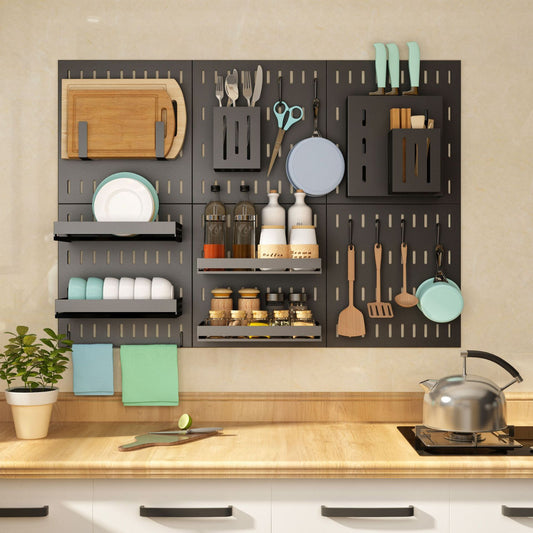 Stainless Steel Kitchen Wall Mounted Storage Rack